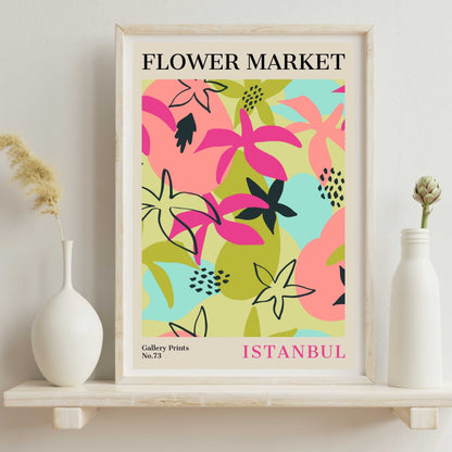 Istanbul Flower Market Poster | S02