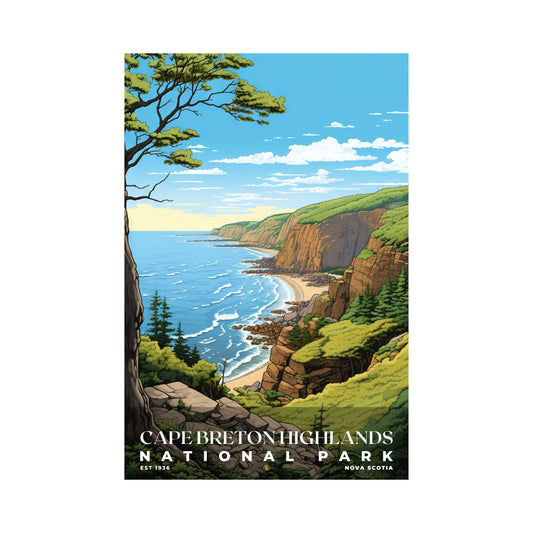 Cape Breton Highlands National Park Poster | S02