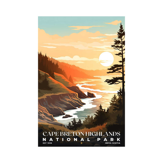 Cape Breton Highlands National Park Poster | S05