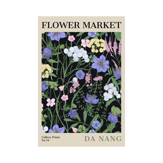 Da Nang Flower Market Poster | S02