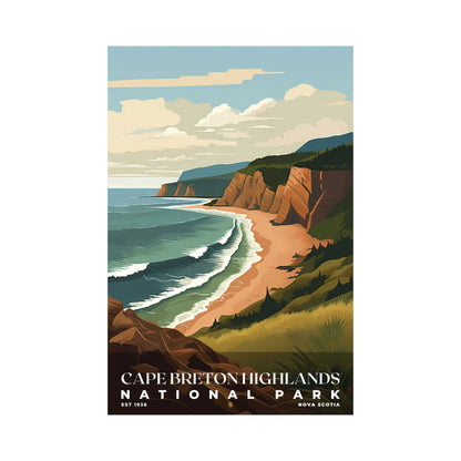 Cape Breton Highlands National Park Poster | S03