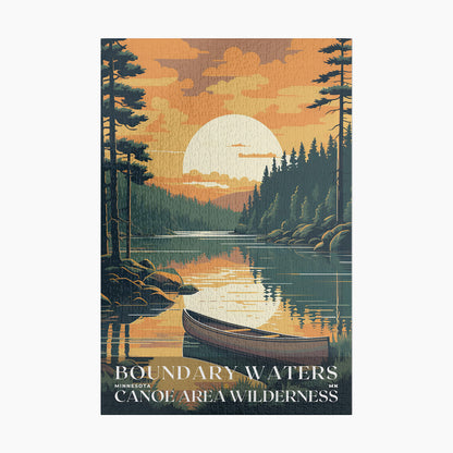 Boundary Waters Canoe Area Wilderness Puzzle | US Travel | S01