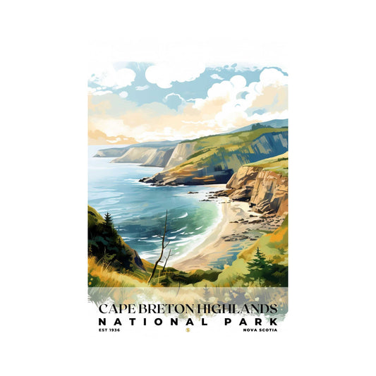 Cape Breton Highlands National Park Poster | S04