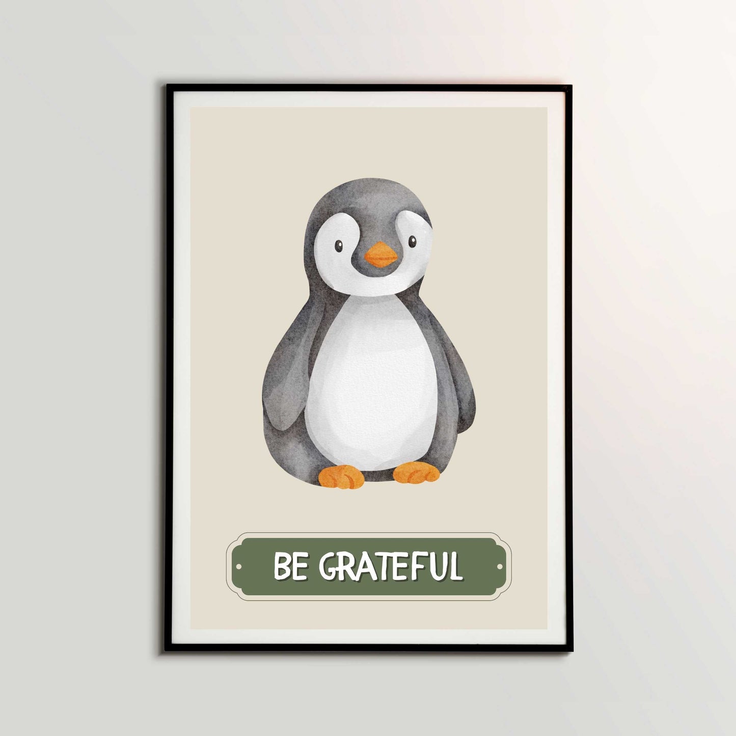 Be Grateful Penguin Poster | S01