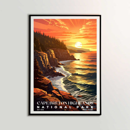 Cape Breton Highlands National Park Poster | S07