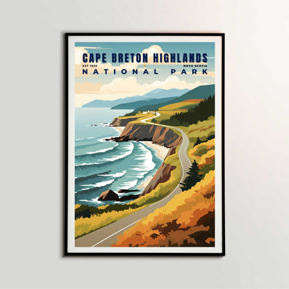 Cape Breton Highlands National Park Poster | S01