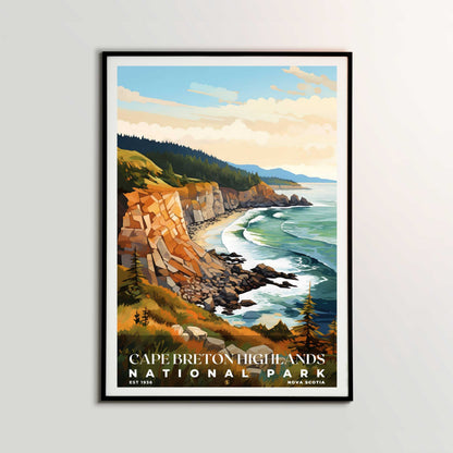 Cape Breton Highlands National Park Poster | S08