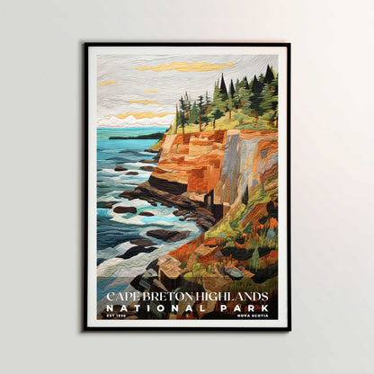 Cape Breton Highlands National Park Poster | S09
