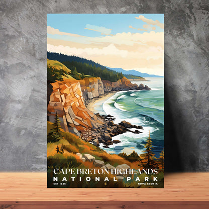 Cape Breton Highlands National Park Poster | S08