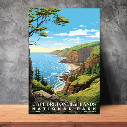 Cape Breton Highlands National Park Poster | S02