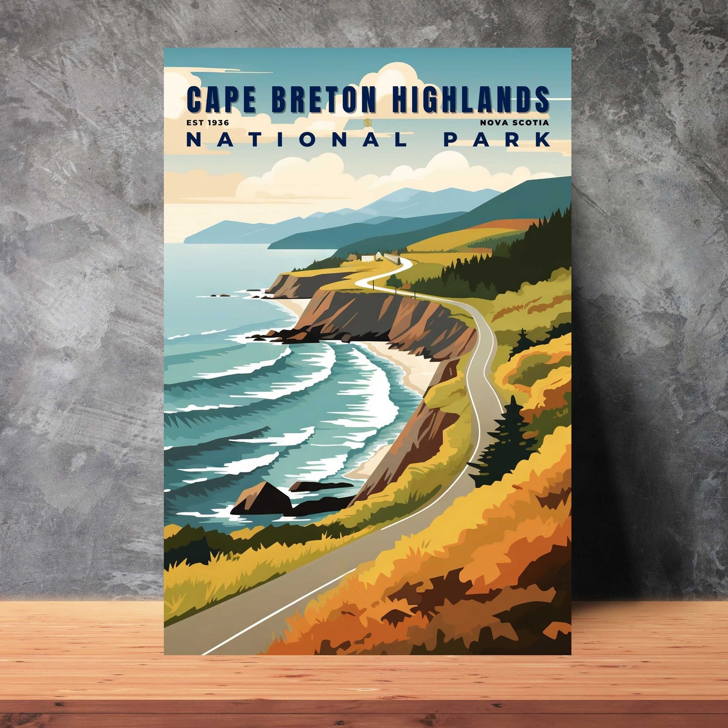 Cape Breton Highlands National Park Poster | S01