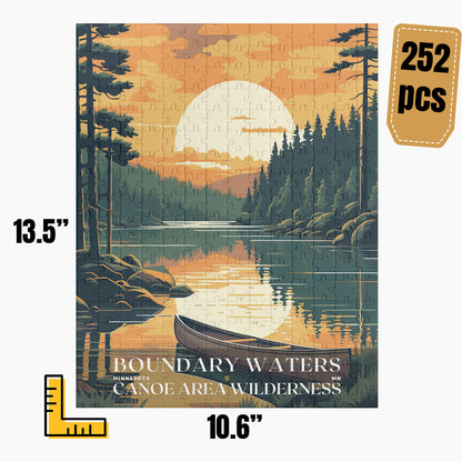 Boundary Waters Canoe Area Wilderness Puzzle | US Travel | S01