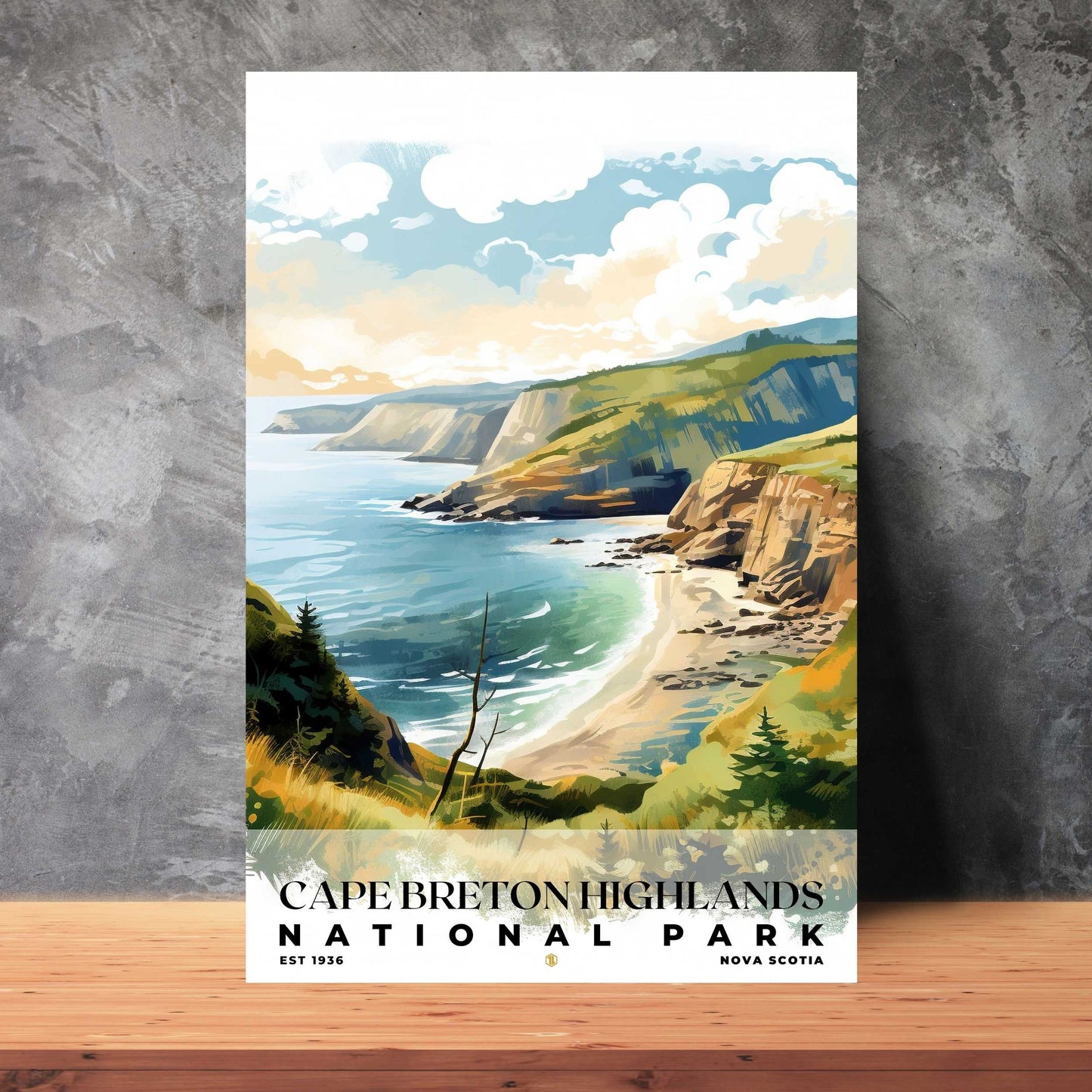 Cape Breton Highlands National Park Poster | S04