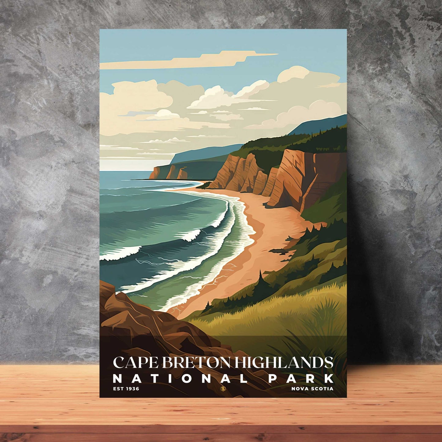 Cape Breton Highlands National Park Poster | S03