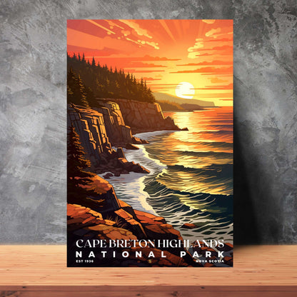 Cape Breton Highlands National Park Poster | S07