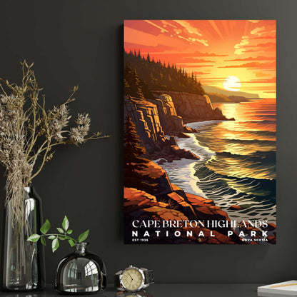 Cape Breton Highlands National Park Poster | S07