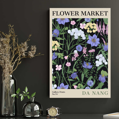 Da Nang Flower Market Poster | S02