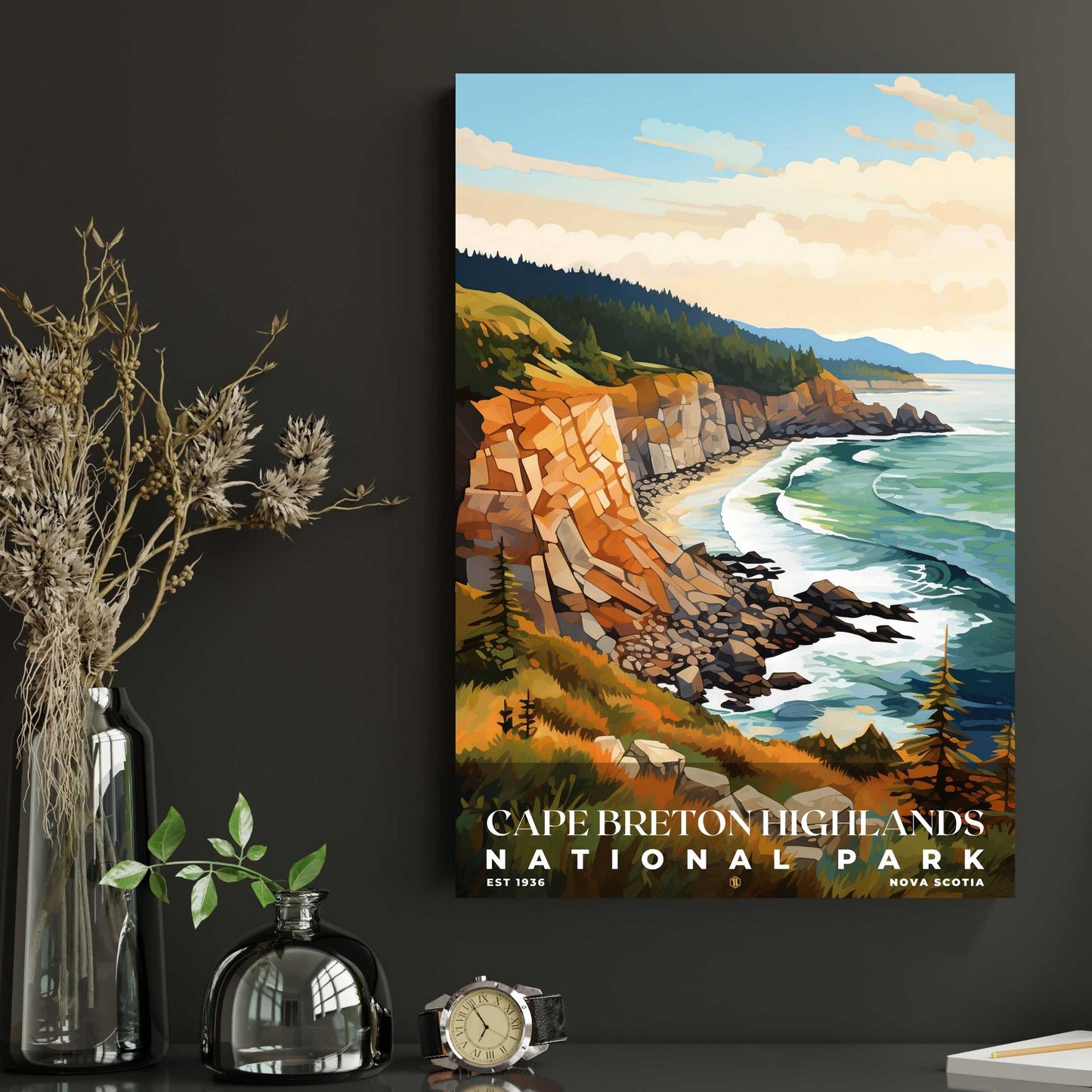 Cape Breton Highlands National Park Poster | S08