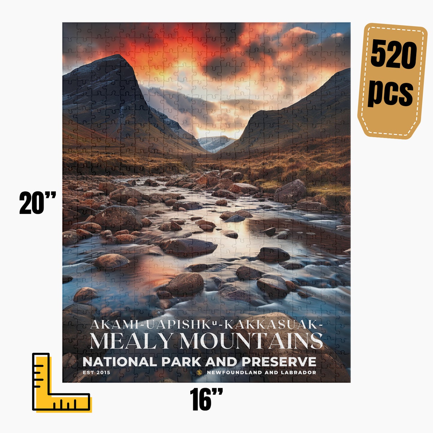 Akami-Uapishk-KakKasuak-Mealy Mountains National Park Puzzle | S10
