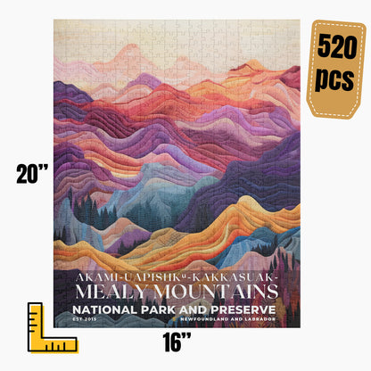 Akami-Uapishk-KakKasuak-Mealy Mountains National Park Puzzle | S09