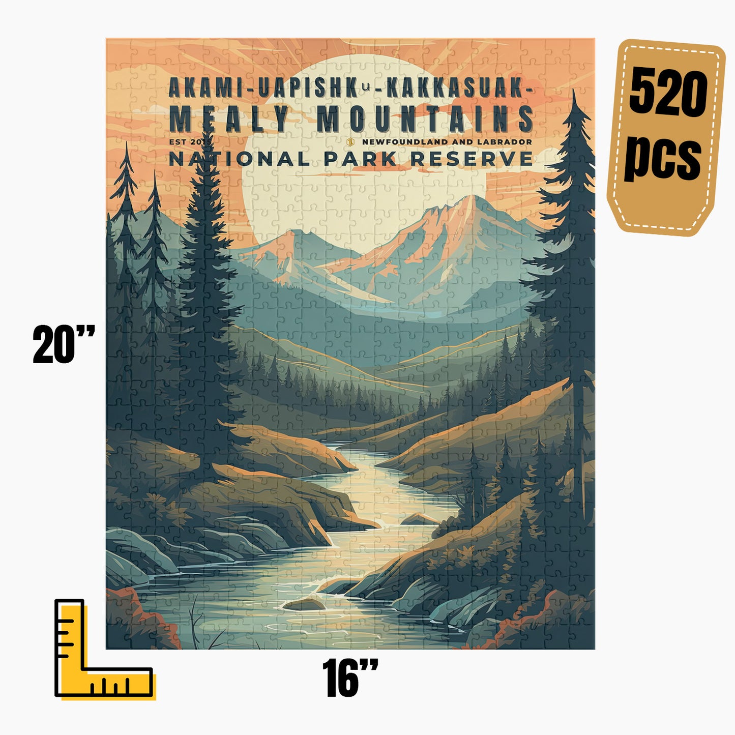 Akami-Uapishk-KakKasuak-Mealy Mountains National Park Puzzle | S01