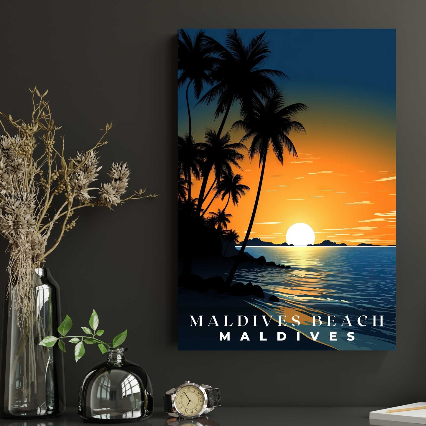 Maldives Beach Poster | S01