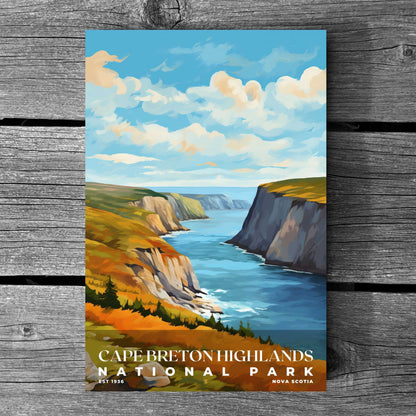 Cape Breton Highlands National Park Poster | S06