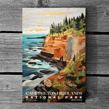 Cape Breton Highlands National Park Poster | S09