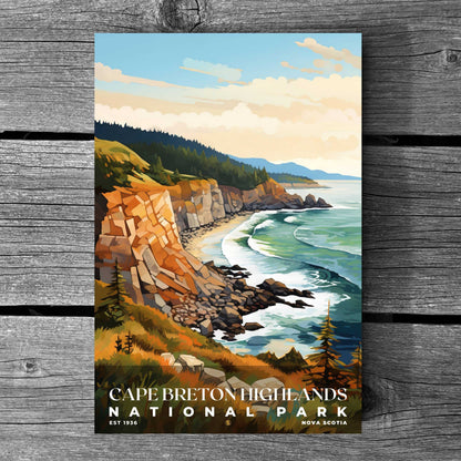 Cape Breton Highlands National Park Poster | S08