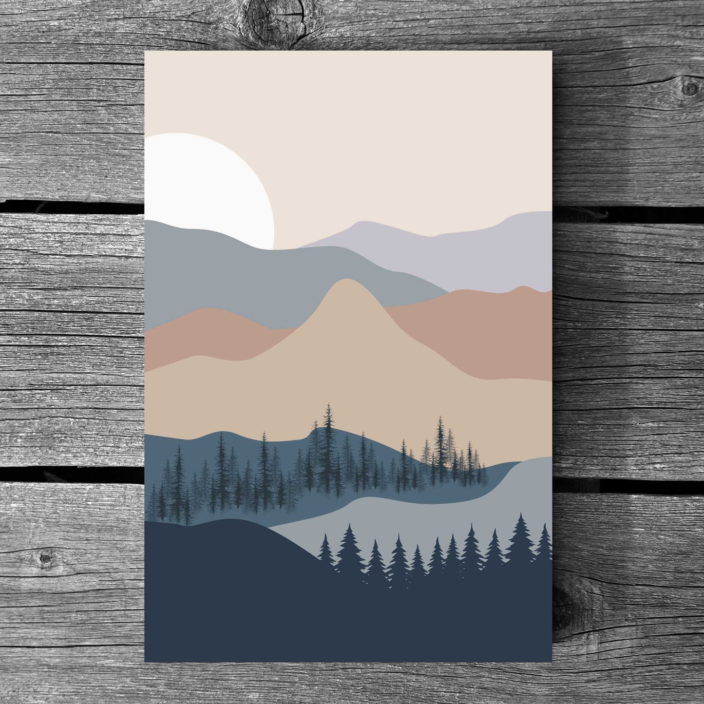 Boho Landscape Poster #06 | S01