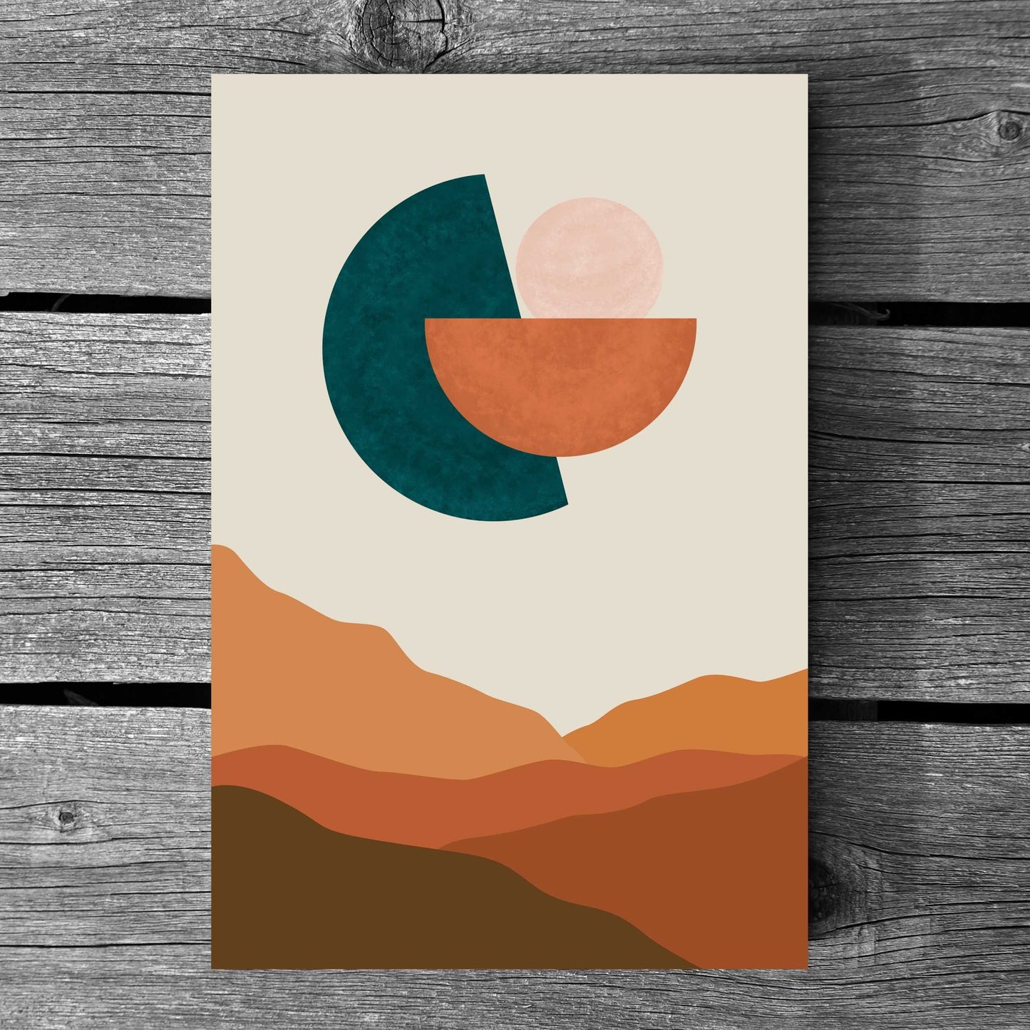 Boho Abstract Poster #06 | S01