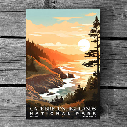 Cape Breton Highlands National Park Poster | S05