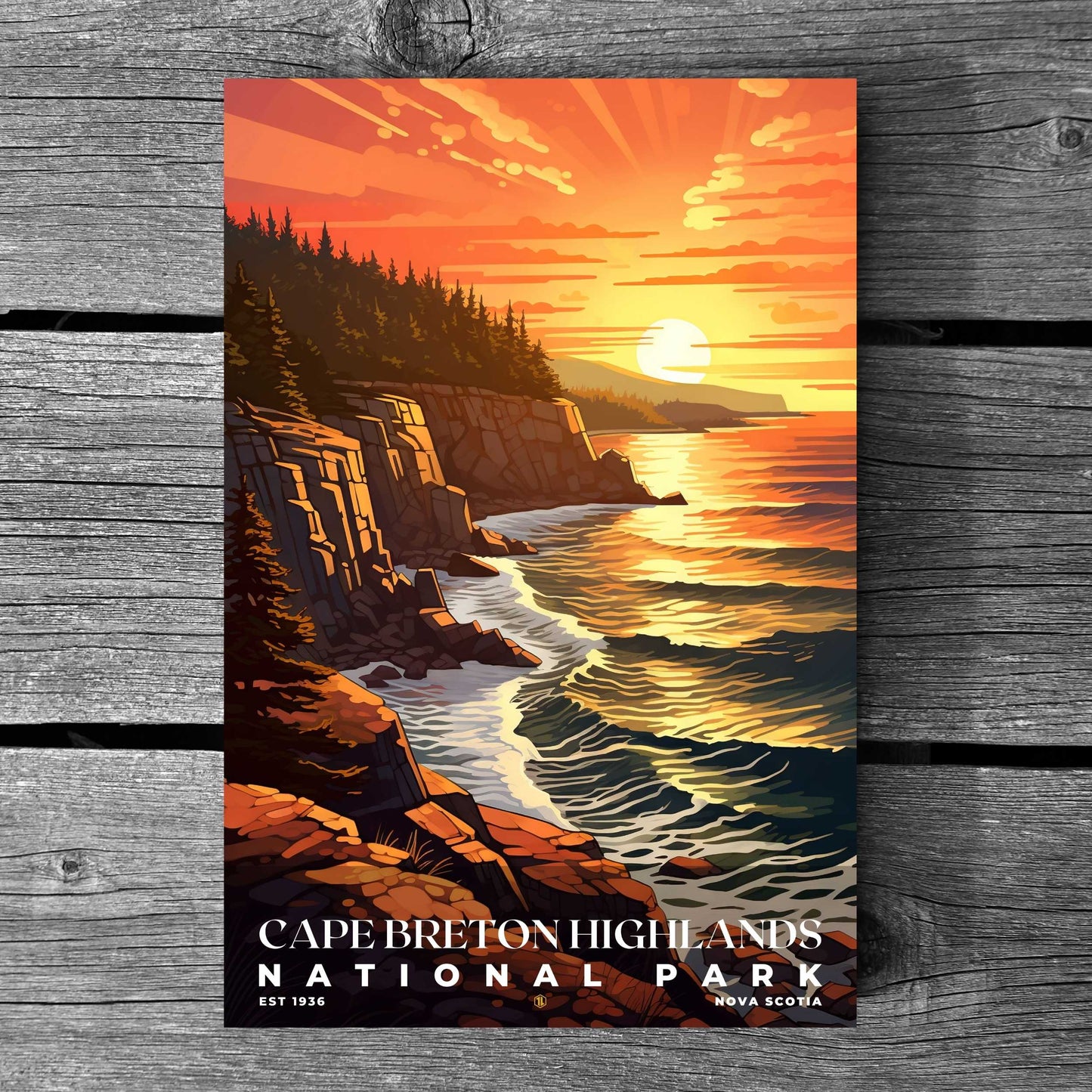 Cape Breton Highlands National Park Poster | S07