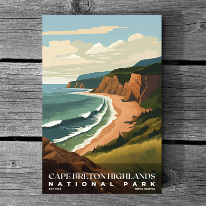 Cape Breton Highlands National Park Poster | S03