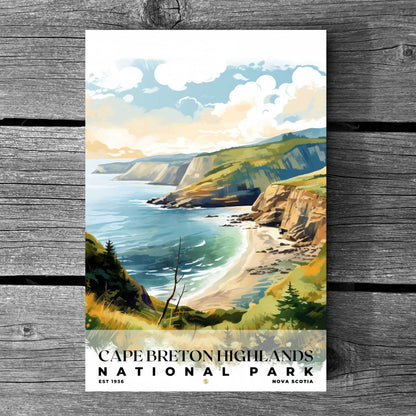 Cape Breton Highlands National Park Poster | S04