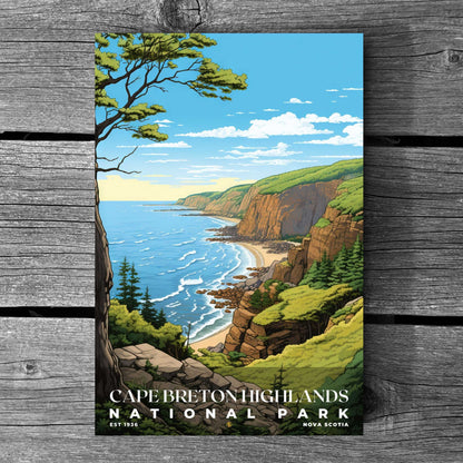 Cape Breton Highlands National Park Poster | S02