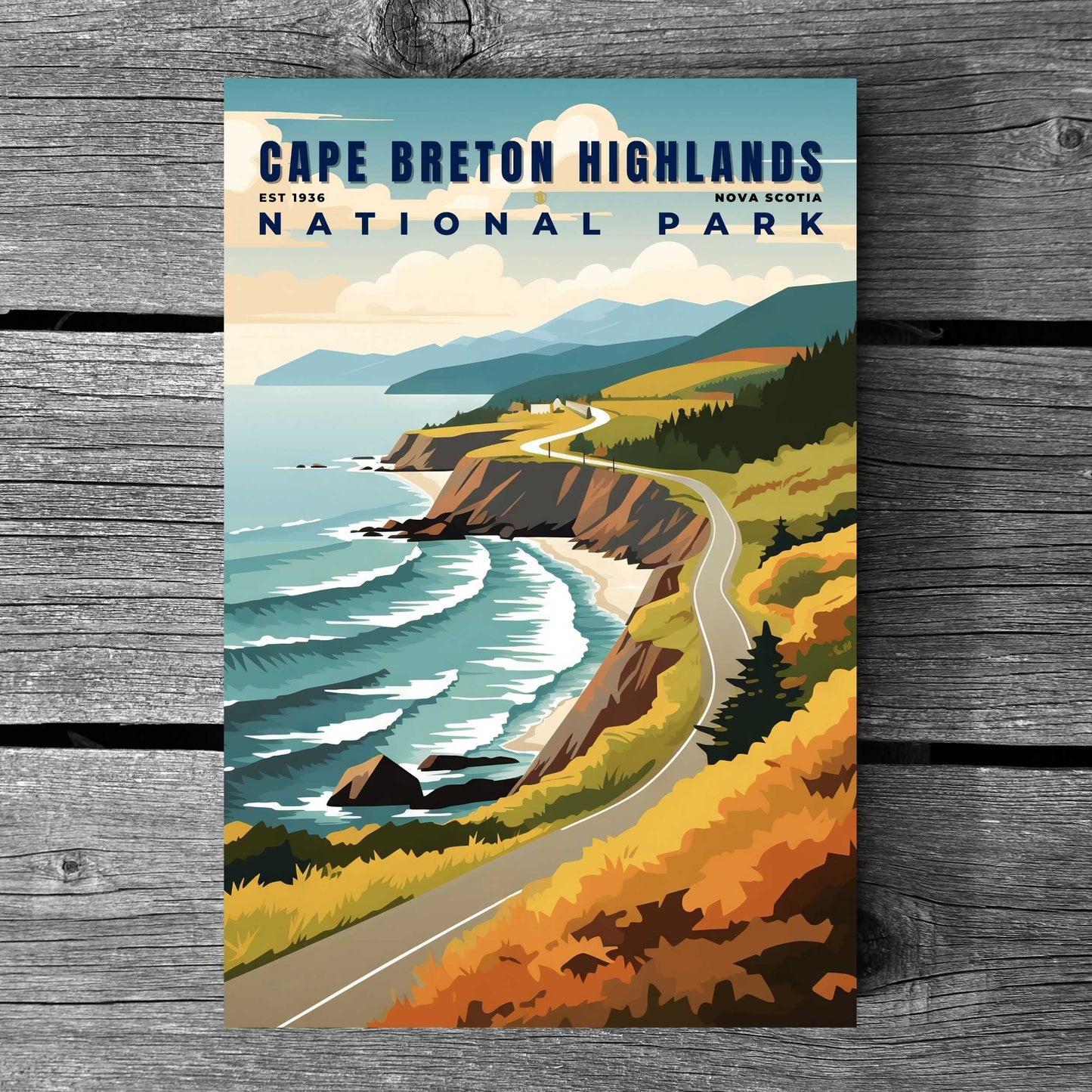 Cape Breton Highlands National Park Poster | S01