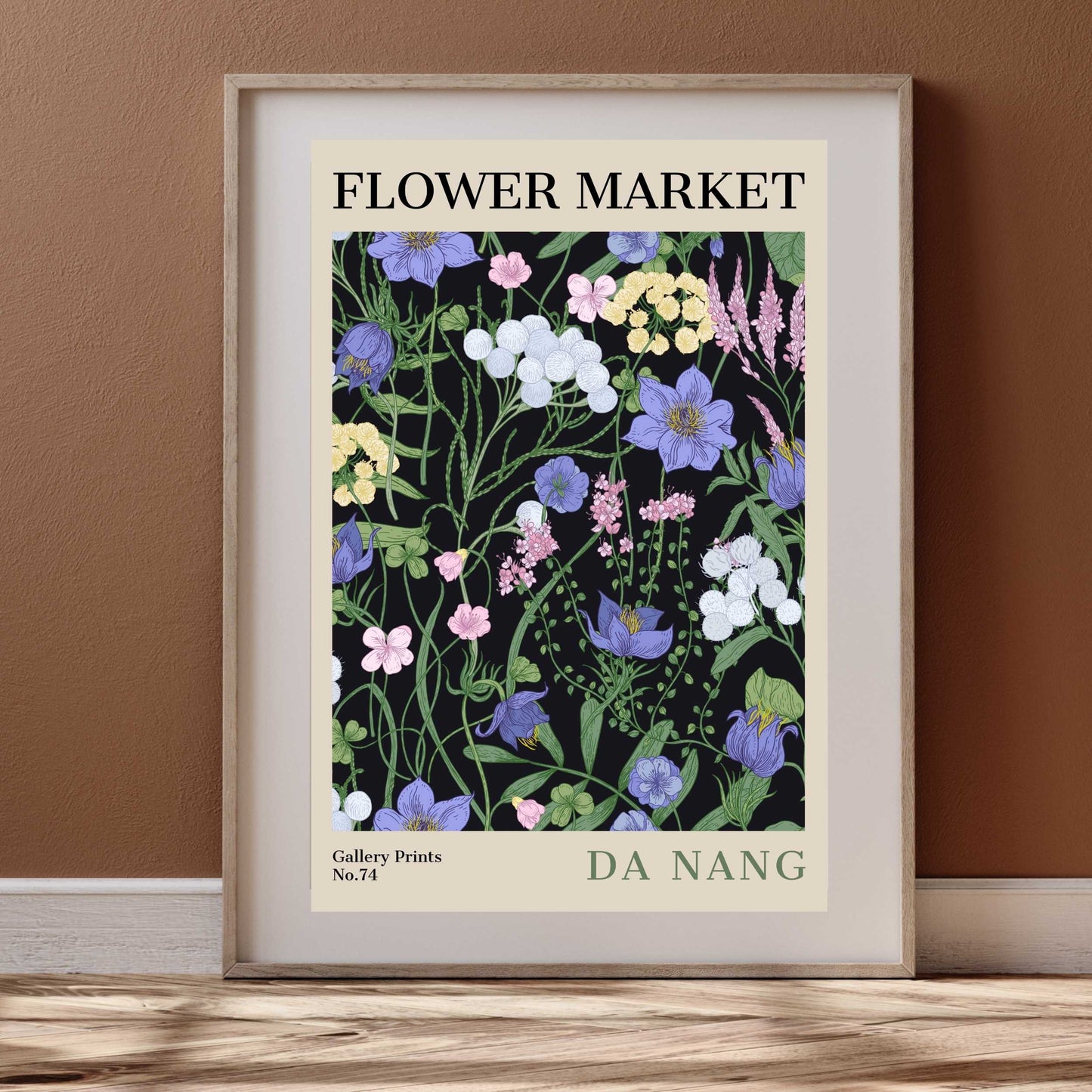 Da Nang Flower Market Poster | S02