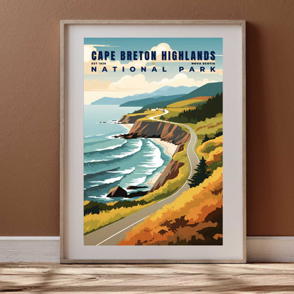 Cape Breton Highlands National Park Poster | S01