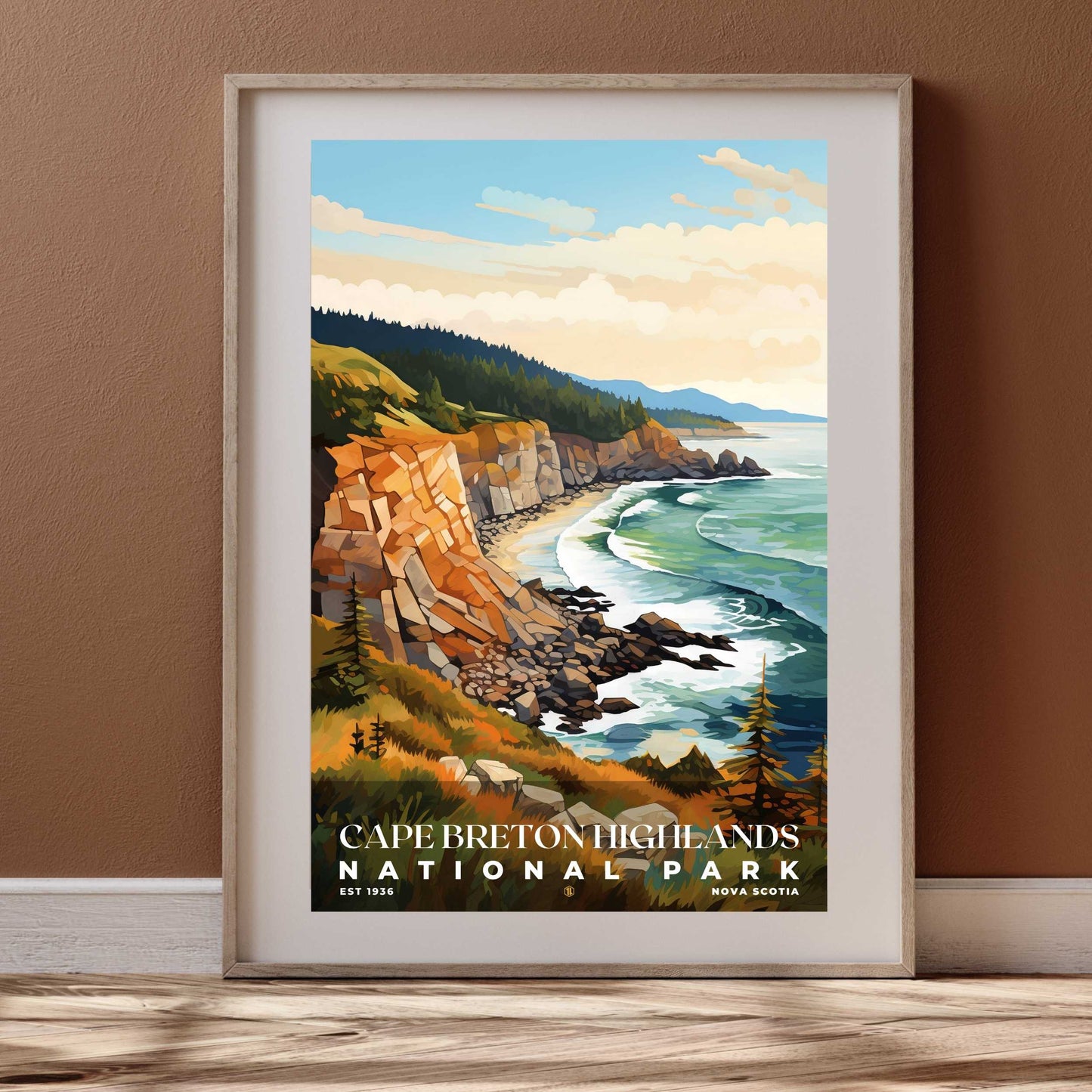 Cape Breton Highlands National Park Poster | S08