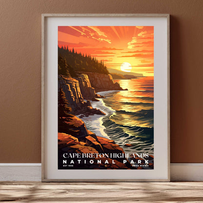 Cape Breton Highlands National Park Poster | S07