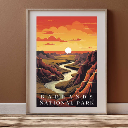 Badlands National Park Poster | US Travel | S01