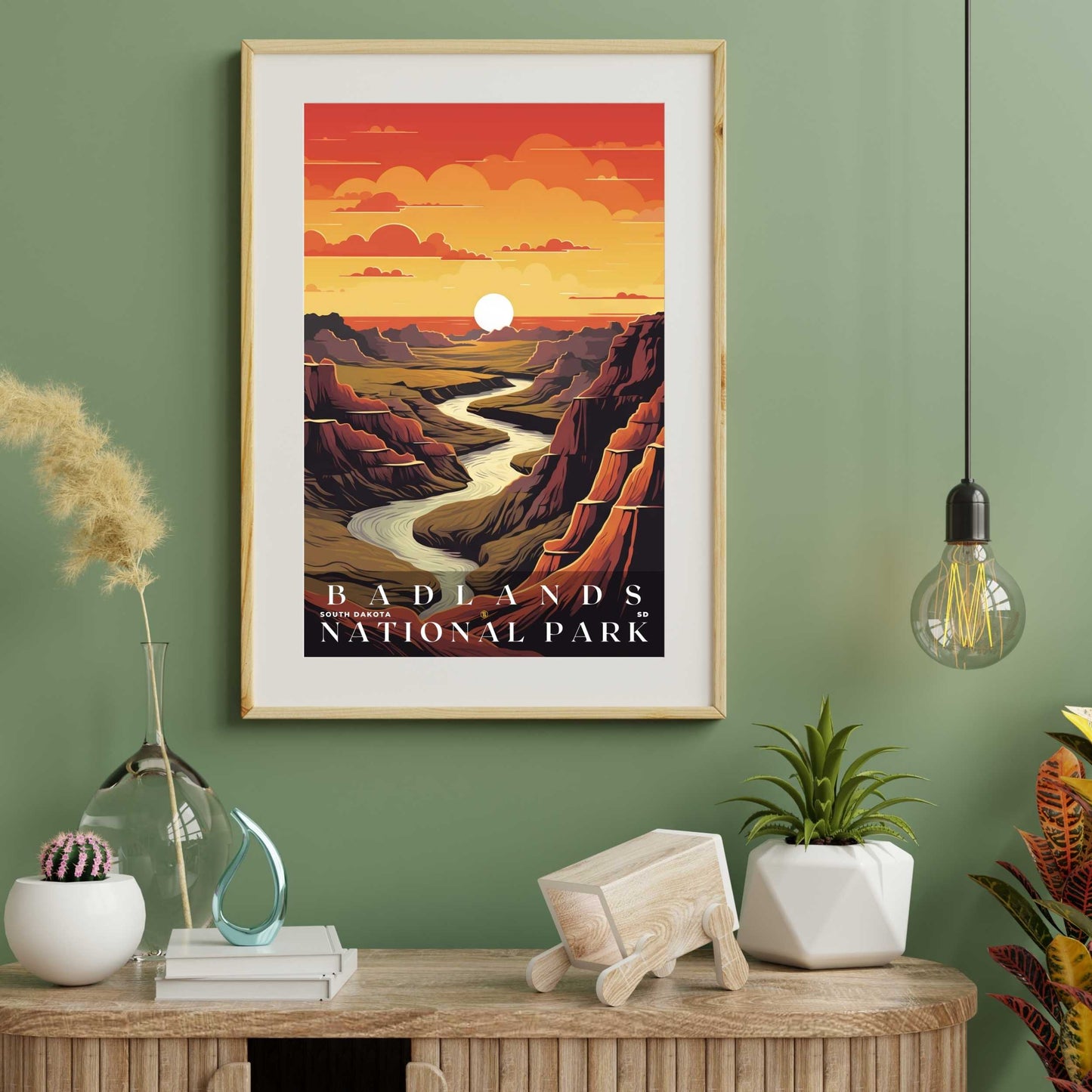 Badlands National Park Poster | US Travel | S01