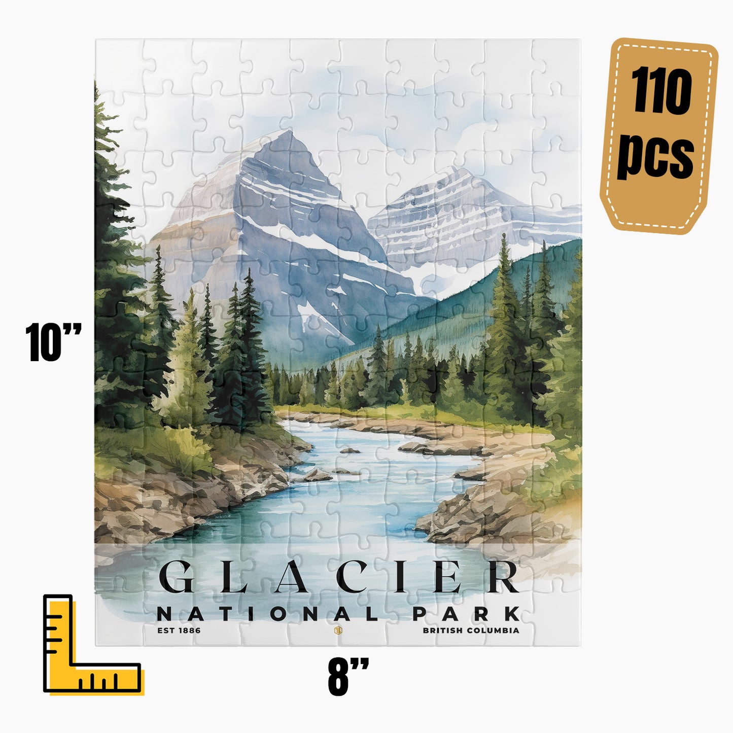 Canada Glacier National Park Puzzle | S04