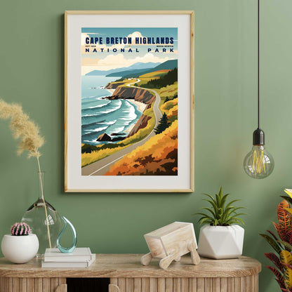 Cape Breton Highlands National Park Poster | S01