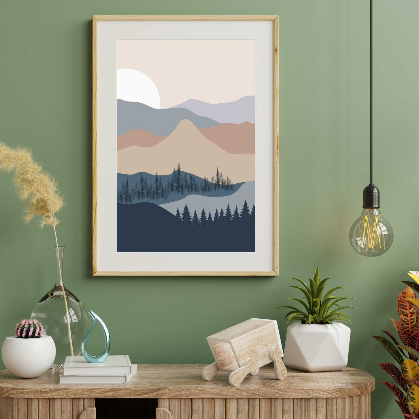 Boho Landscape Poster #06 | S01