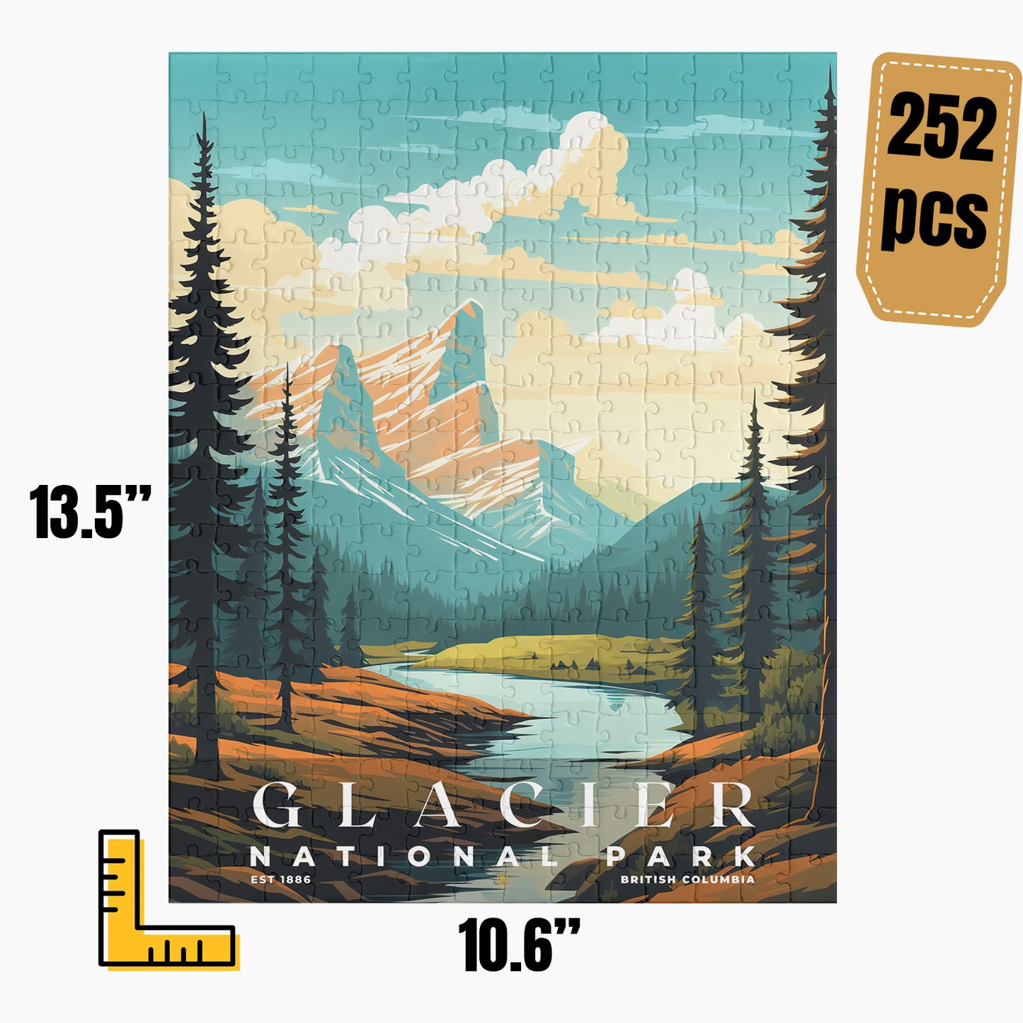 Canada Glacier National Park Puzzle | S05