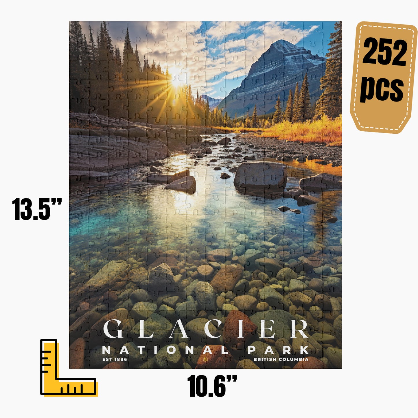 Canada Glacier National Park Puzzle | S10