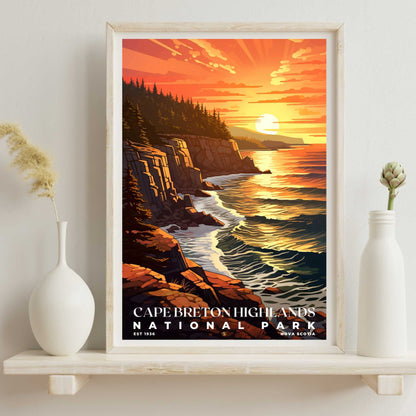 Cape Breton Highlands National Park Poster | S07