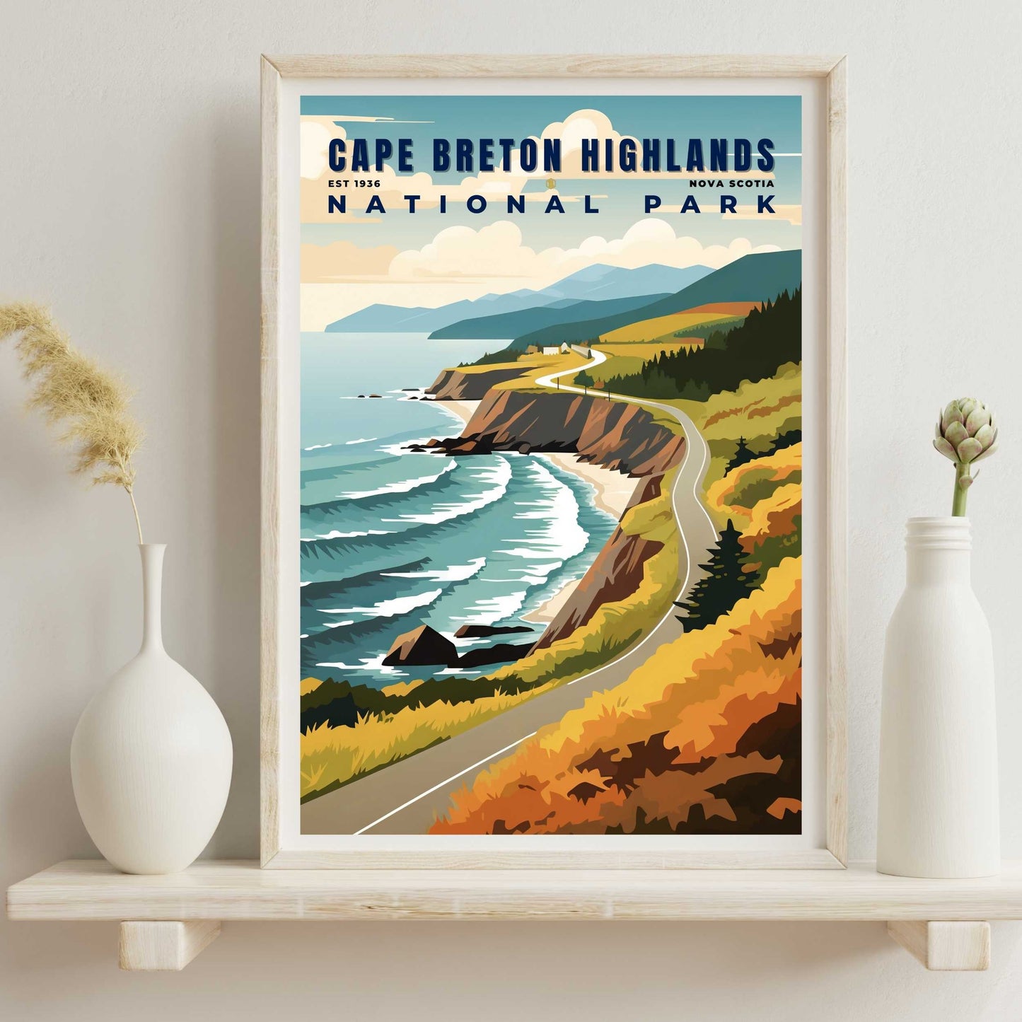 Cape Breton Highlands National Park Poster | S01